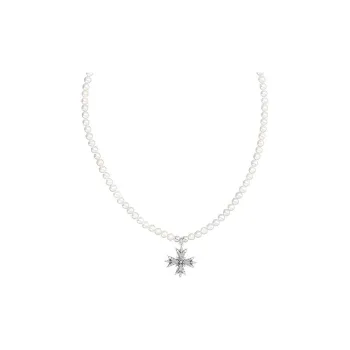 EMANUELE BICOCCHI Eb Crest Pearl Necklace