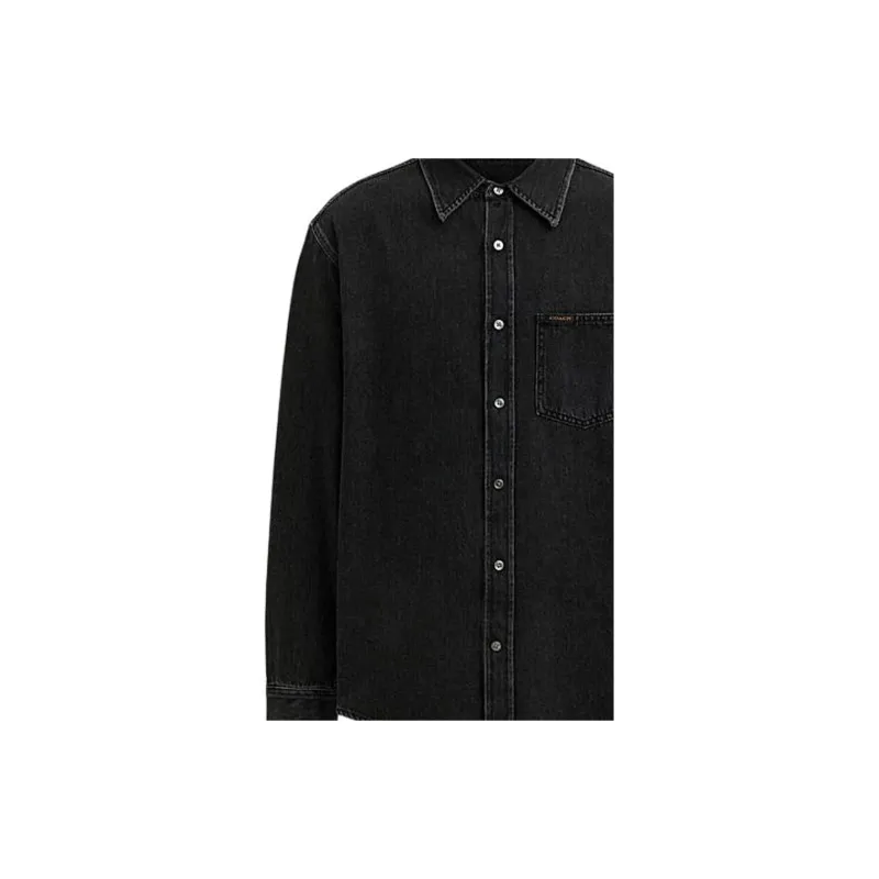COACH Shirts Men Black-4