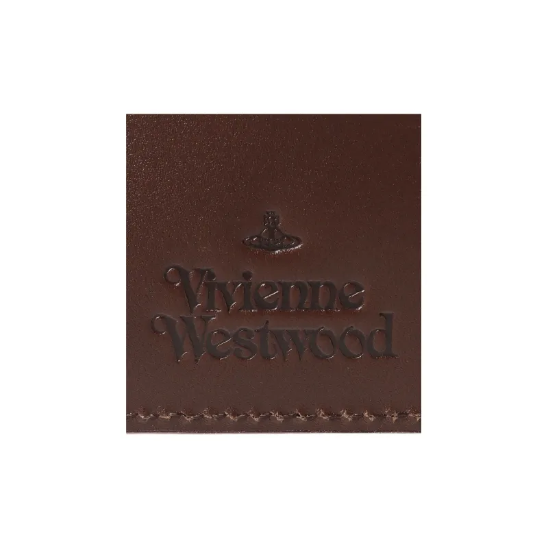 Vivienne Westwood Cow Leather Wallet Men's Brown-5