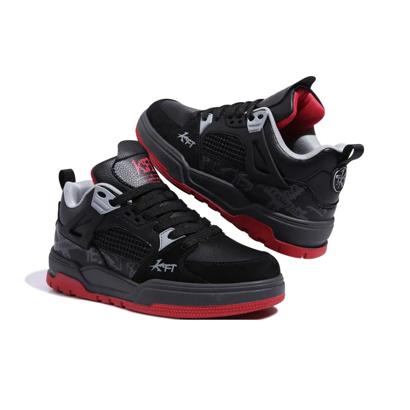 KFT Mica Anti Slip And Wear Resistant Height Increasing Low Top Skateboard Shoes Unisex-23