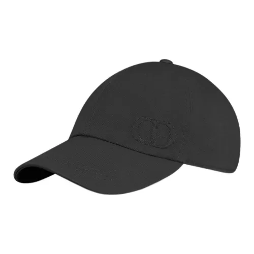 DIOR Sheepskin Baseball Caps Men's Black