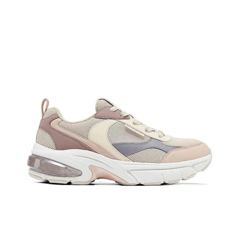 Skechers Durable Breathable Low Top Chunky Sneakers Women's Light Pink-1