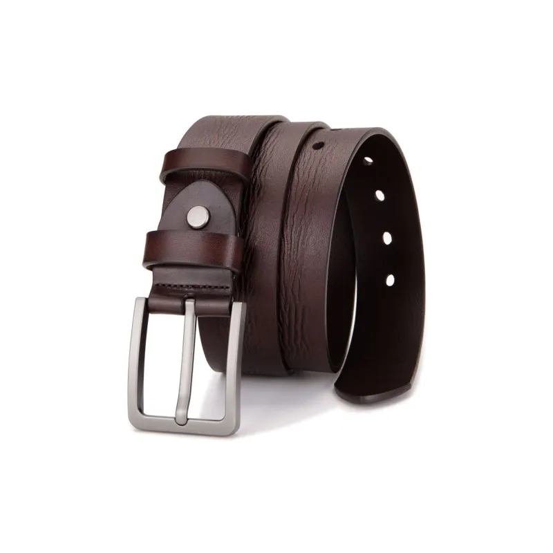 Cows Reign Cow Leather Leather Belts Men's 3.7CM-5