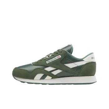 Reebok Classic Nylon Anti-Slip Wear-Resistant Low-Top Casual Shoes Men's Green