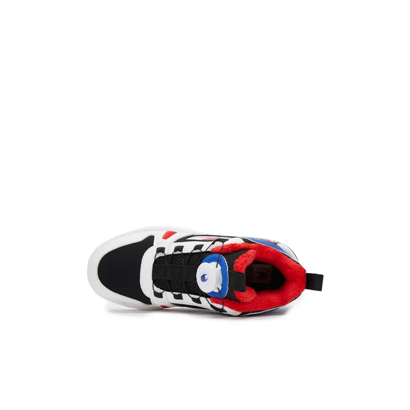 Champion Kids Slip Resistant, Abrasion Resistant, Breathable High Top Kids' Skateboarding Shoes Black Blue Kids'-2