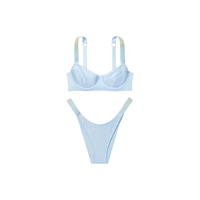 Victoria's Secret Underwear Set Women's Blue Diamond-0