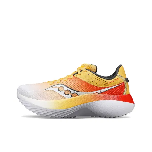 Saucony Kinvara Pro Abrasion Resistant Low Top Training Running Shoes Women's Orange Red