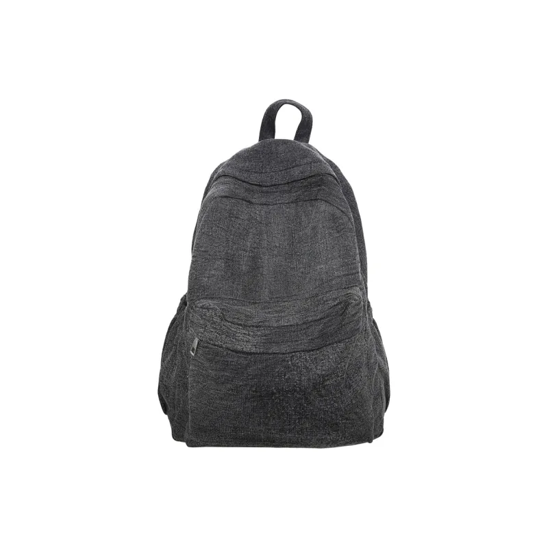 LUVISTRUE Denim Backpack Medium Size Unisex Black/Light Blue/Khaki/Dark Blue-0