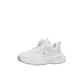 Hush Puppies Anti Slip And Wear Resistant Warm Low Top Kids Lifestyle Shoes White Kids'