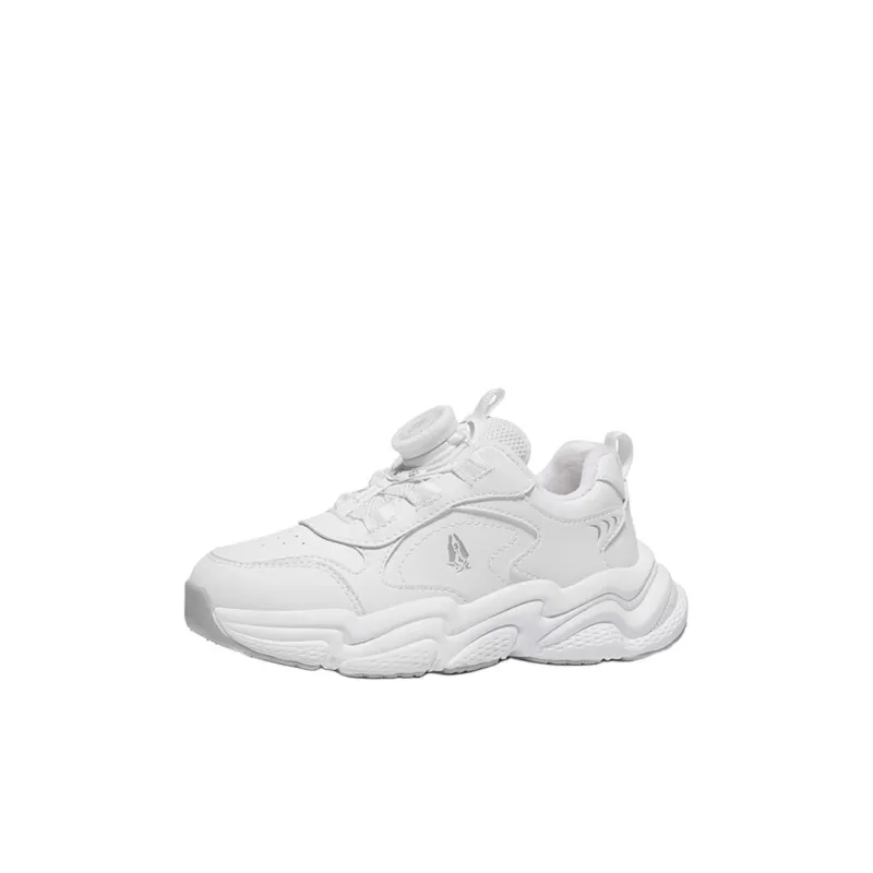 Hush Puppies Anti Slip And Wear Resistant Warm Low Top Kids Lifestyle Shoes White Kids'-0