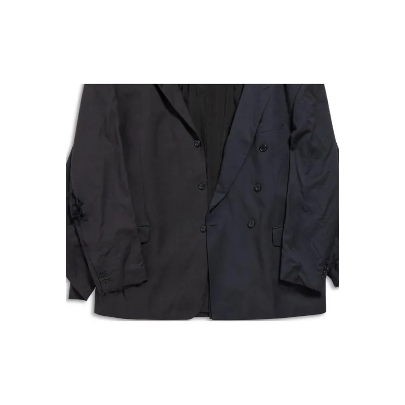 Balenciaga Jackets Coats Regular Unisex Coal Gray-2