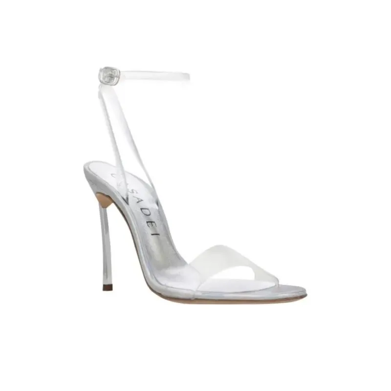Casadei One Strap Sandals 11.5cm Women's White-2
