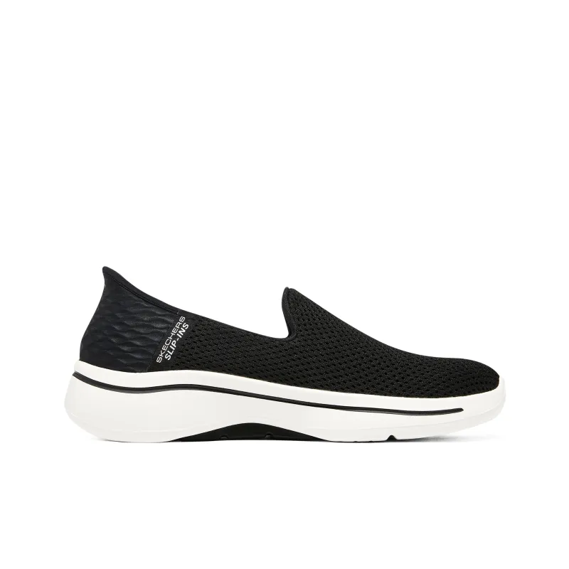 Skechers Go Walk Arch Fit Hands Free Slip-Ins Durable Breathable Low-Top Casual Shoes Women's Black-7
