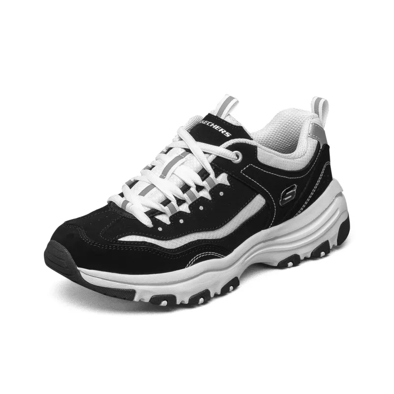 Skechers I Conik Low Gs Black/White Women's-7