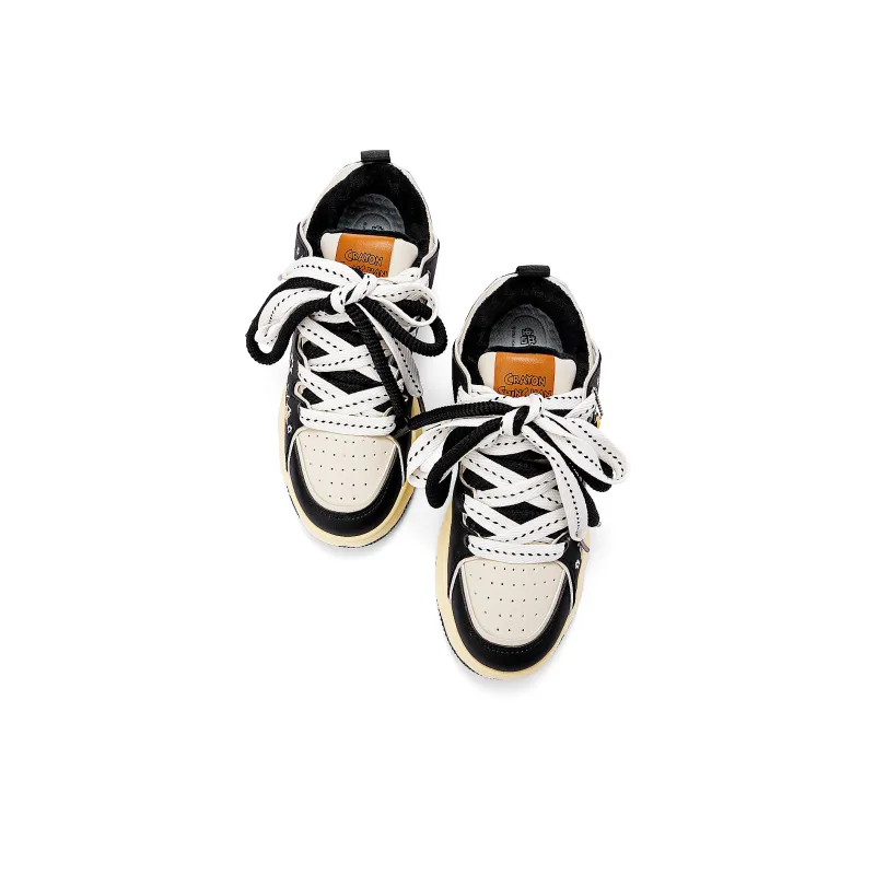 Crayon Shinchan Lightweight Breathable Height Increasing Low Top Skateboard Shoes Unisex-43