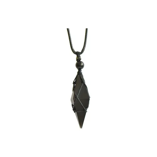Red All Year Round Obsidian Pendants Men's