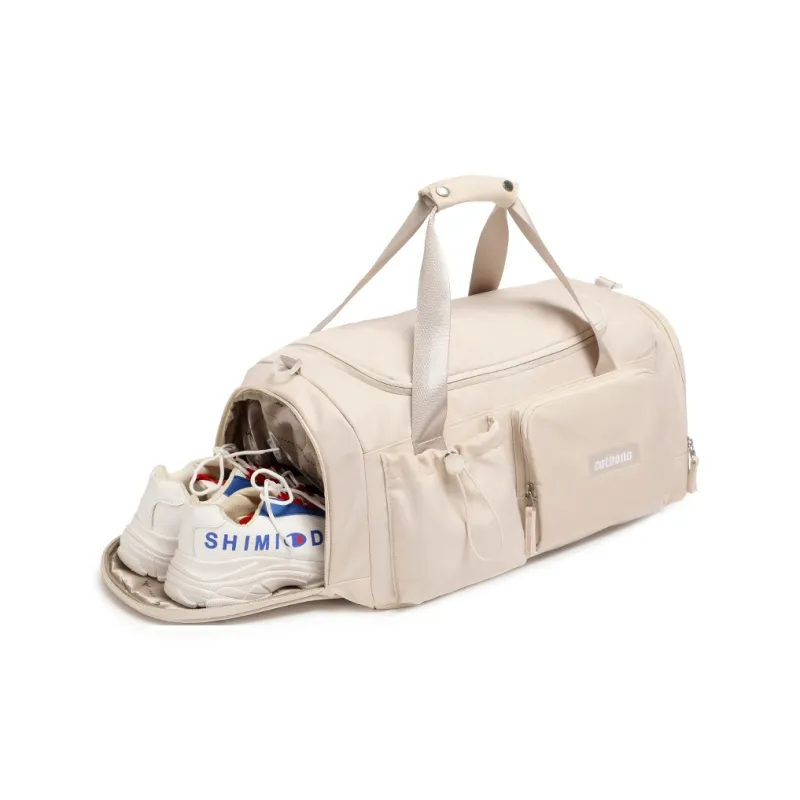 ZUOFEIFAN Nylon Travel Bag Unisex Beige Black/Mint Green . Jasper-4