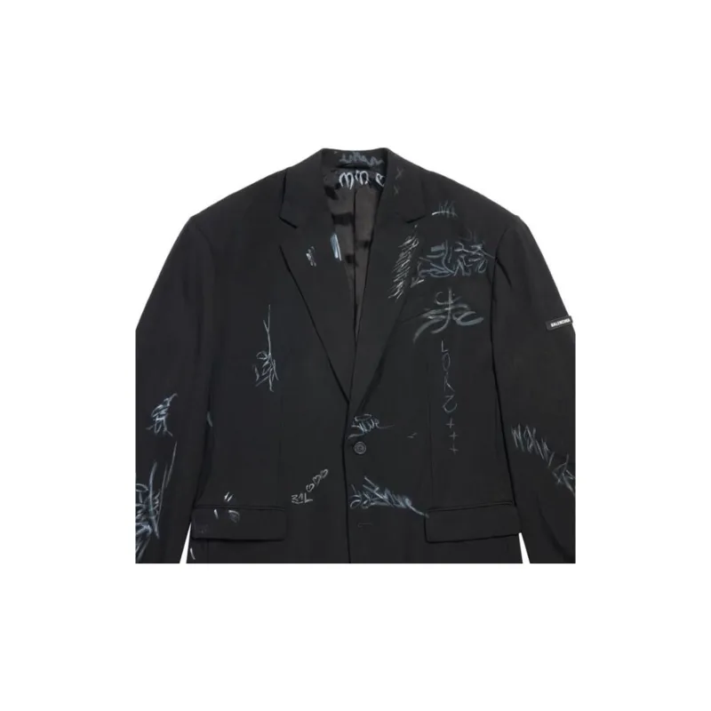 Balenciaga Graffiti Skater Tailored Blazer-4