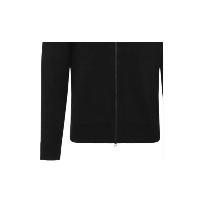 STONE ISLAND Logo Patch Knitted Cardigan-4