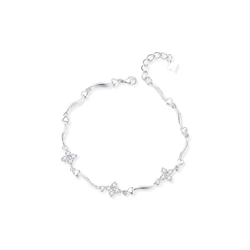 STQ S925 Silver Bracelets Women's