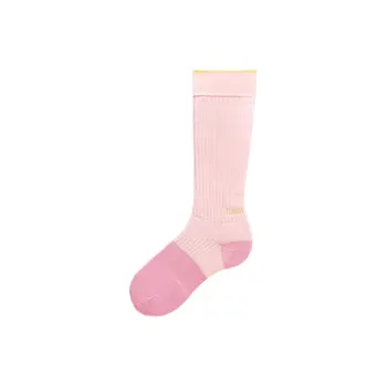 Lululemon Daily Stride Thigh high Socks Women's 1 Pack Strawberry Milkshake/Yellow Snake Design/Pink Trend
