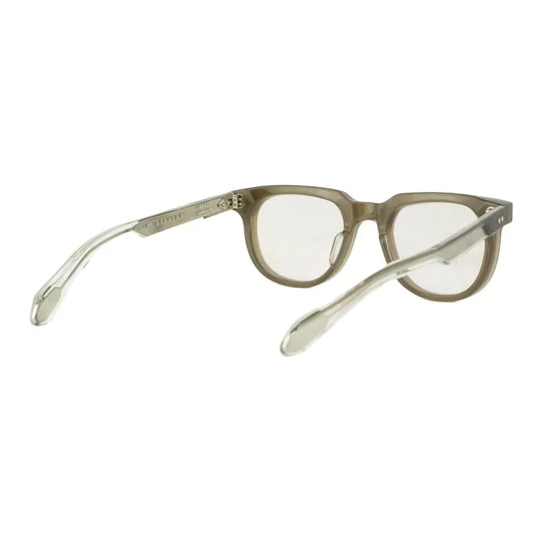 JACQUES MARIE MAGE Acetate Irregular Shape Sunglasses Men's Gray-3
