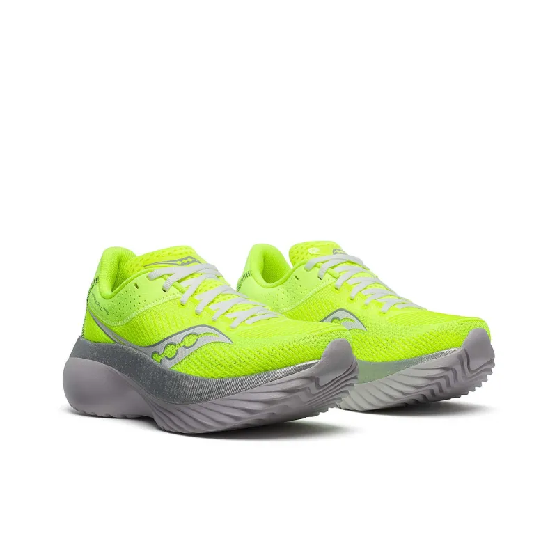 Saucony Kinvara Pro Slip Resistant Breathable Low Top Training Running Shoes Women's Lemon-2