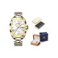 Steel Band White Dial