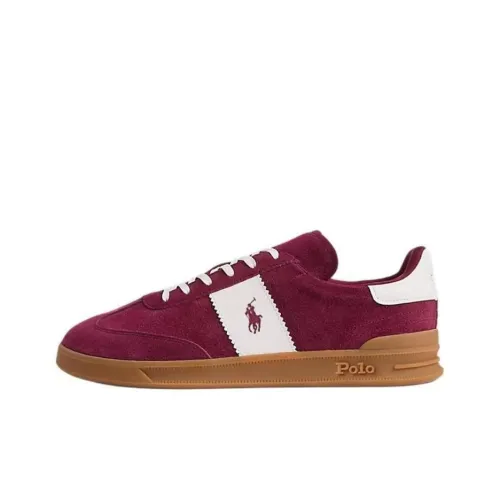 Polo Ralph Lauren Heritage Aera Low-Top Skateboard Shoes Men's Burgundy