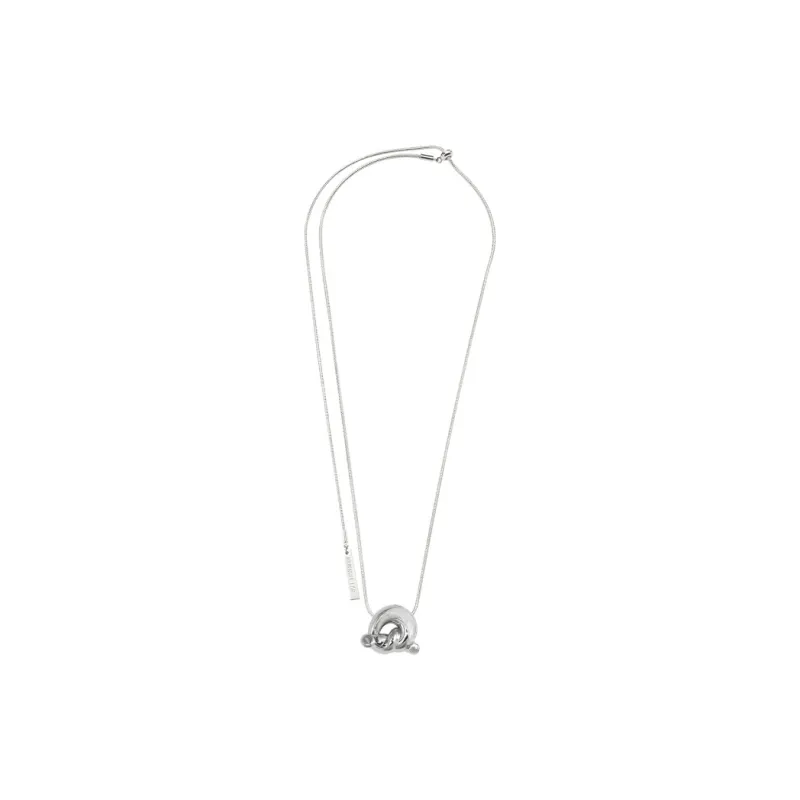 Juunngle Lab White Gold Plated Copper Necklaces Women's-0