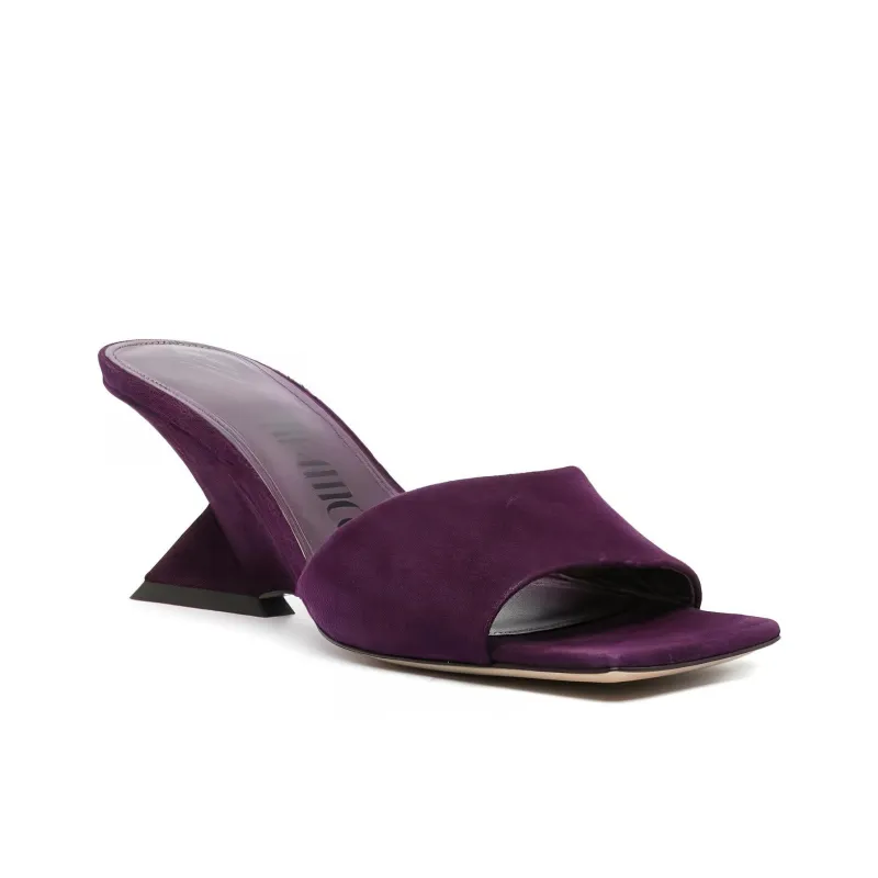 The Attico Cheope Suede Mules-1