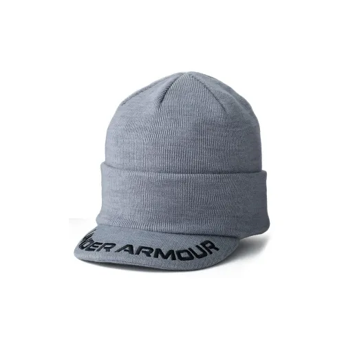 Under Armour Acrylic Hats & Caps Men's Gray