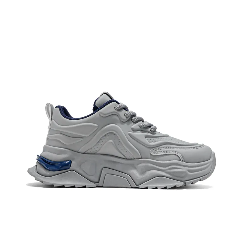 PNKE Anti-Slip And Wear-Resistant Height Increasing Low-Top Chunky Sneakers Men's-16