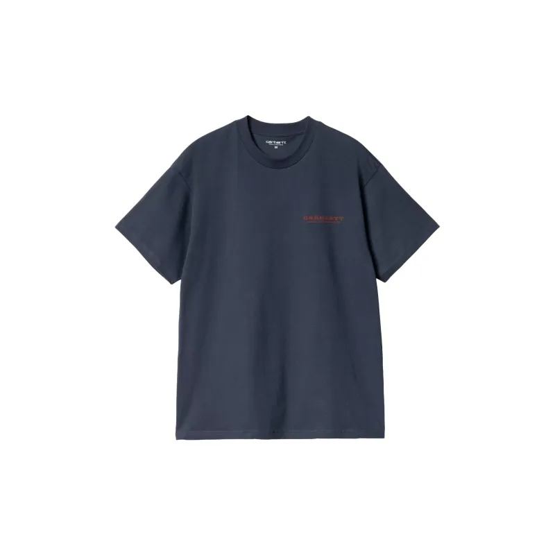 Carhartt WIP FW24 S/S Runaway T Shirt T Shirt Unisex Blue-1