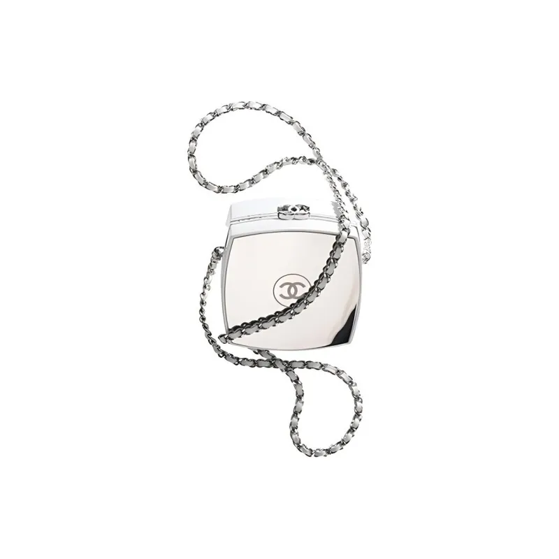 CHANEL 21K Winter Sheepskin One Shoulder Handbag, Crossbody Bag Tubas Women's White-0