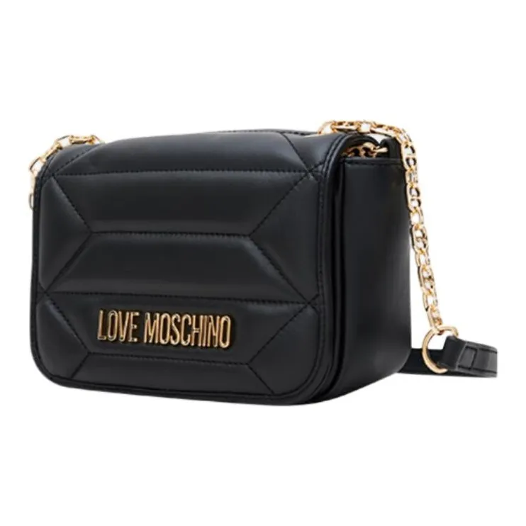 LOVE MOSCHINO Sheepskin Crossbody Bag Shoulder Bag Small Size Women's Black-1