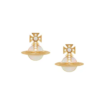 Vivienne Westwood Brass Earrings Women's Gold