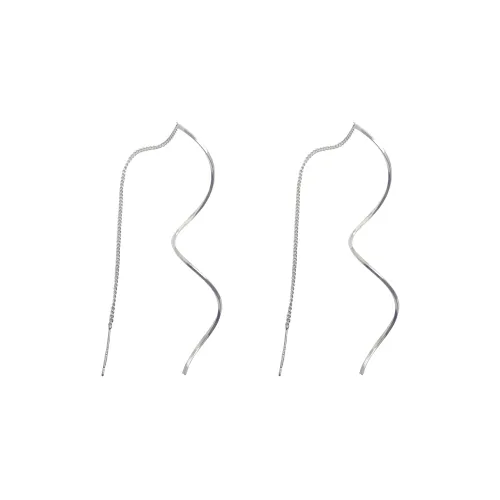 ERXI 925 Sterling Silver Stud Drop Earrings Women's