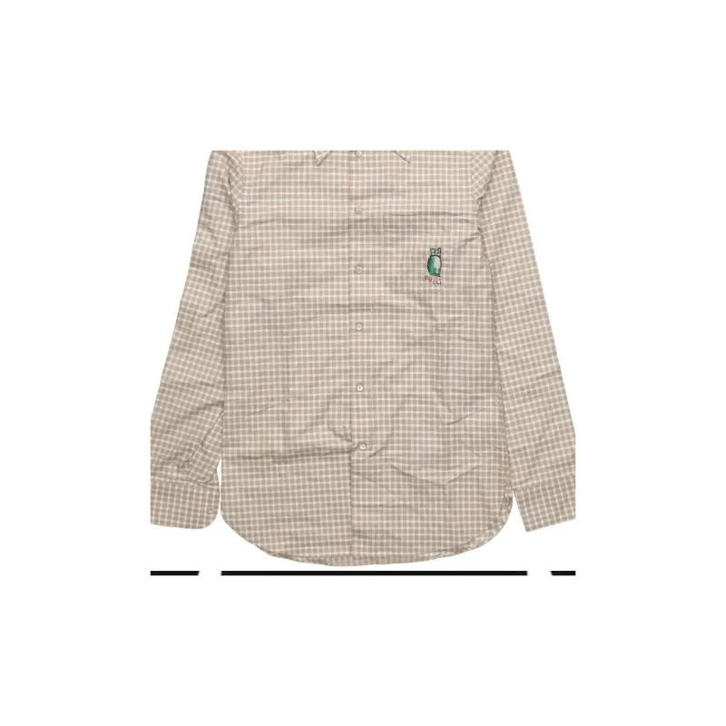 GUCCI Shirts Men Khaki-2