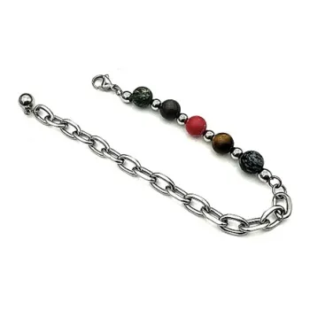 LuluCanaan Titanium Steel Bracelets Men's