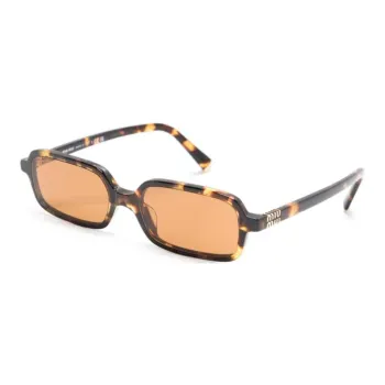 MIU MIU Tortoiseshell Rectangle frame Sunglasses