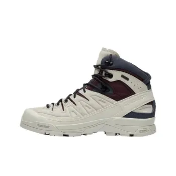 SALOMON X ALP Cushioned Anti Slip Wear Resistant Waterproof And Breathable Mid Top Running Shoes Unisex Greige