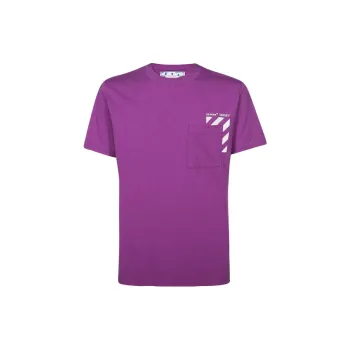OFF WHITE T Shirts Men Purple