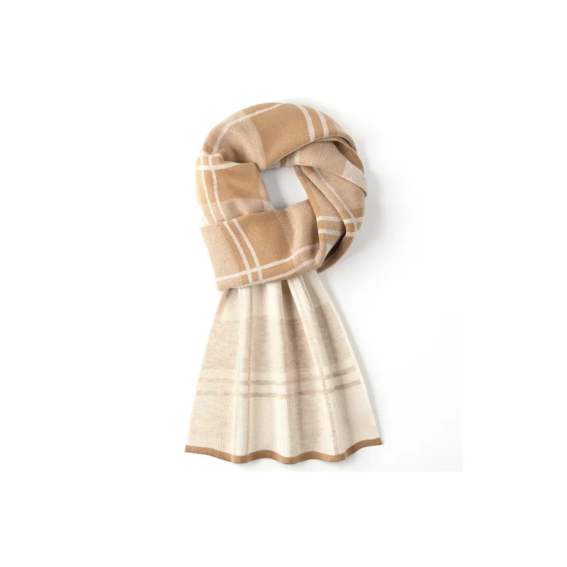 CARDANRO Wool Knit Scarves Women's-4