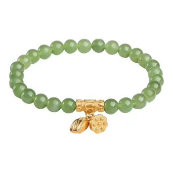 Oriental Jade Hetian Jade Bracelets Green Jade Women's