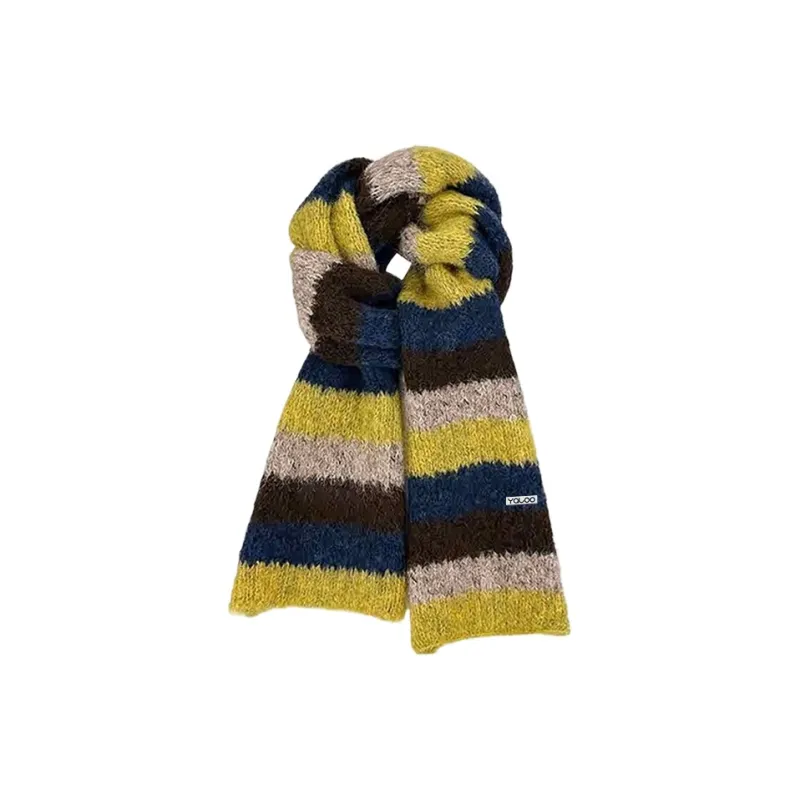 Yalu Polyester Knit Scarves Unisex Gift Box Set-5