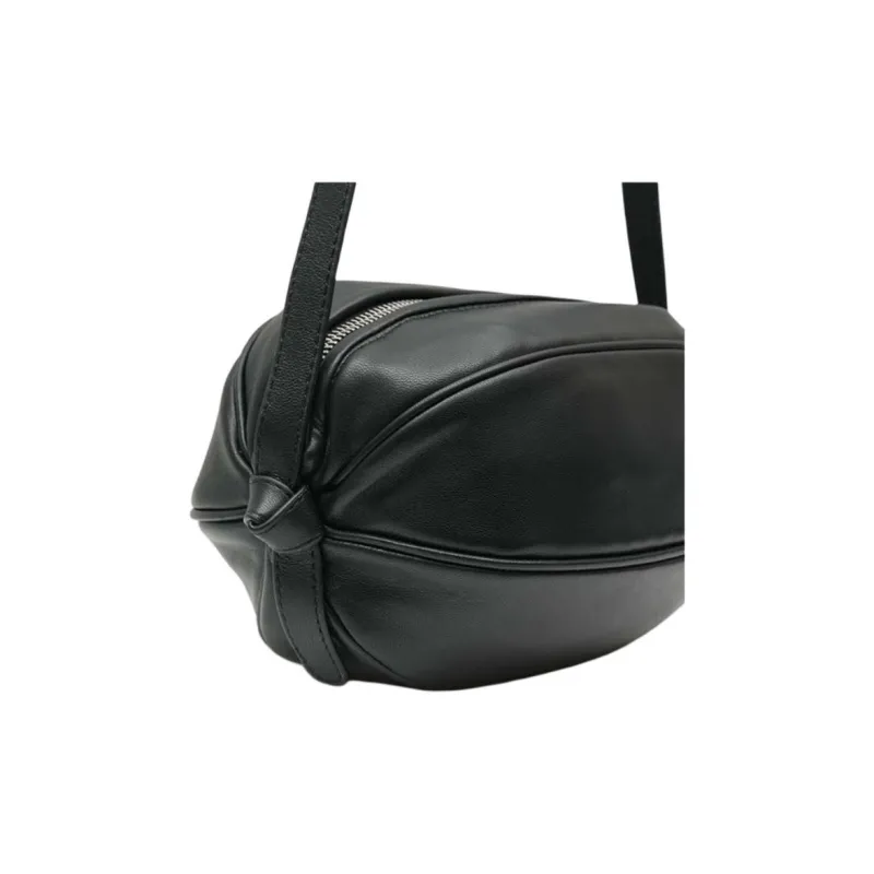 Hereu Leather Shoulder Bag Crossbody Bag Men's Black-3