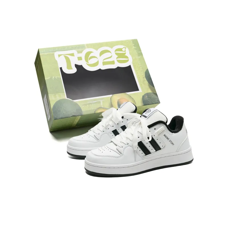 T628 Puffy Shoes, Box Included Slip Resistant, Abrasion Resistant, Lightweight Low Top Skateboard Shoes Unisex-86