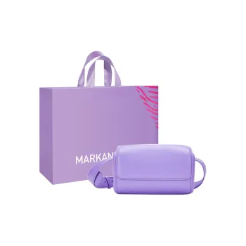 MARKANGARO PU Crossbody Bag, Shoulder Bag Regular Women's Lavender