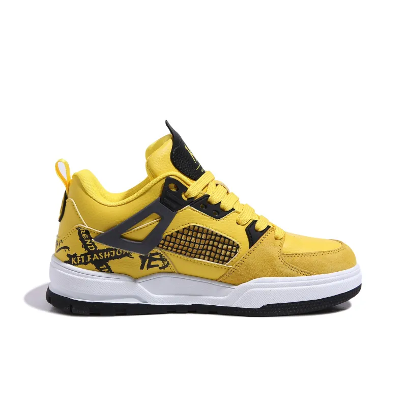 KFT Mica Anti Slip And Wear Resistant Height Increasing Low Top Skateboard Shoes Unisex-1